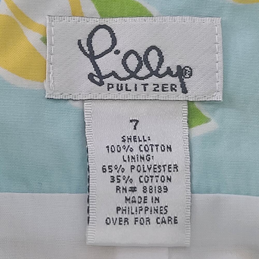 Lilly Pulitzer Rare Vintage White Label girls dress blue Size 7 Resort wear - Picture 5 of 7
